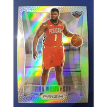 Load image into Gallery viewer, 2020-21 Panini Prizm Silver Flashbacks Zion Williamson #8 New Orleans Pelicans
