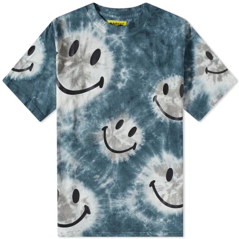 MARKET Smilet Shibori Dye T-Shirt Random Style Size Small