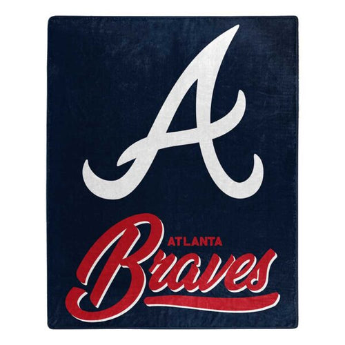 Atlanta Braves MLB ‘Signature’ Raschel Throw Blanket - walk-of-famesports