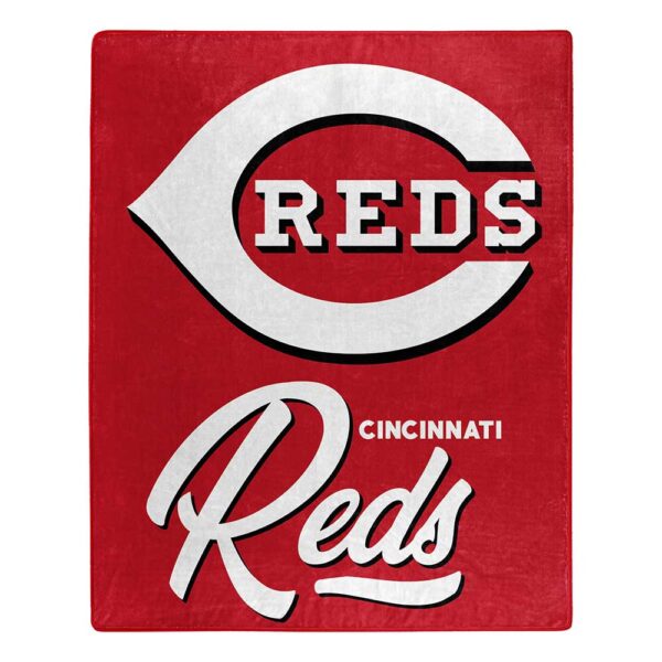 Cincinnati Reds MLB ‘Signature’ Raschel Throw Blanket - walk-of-famesports