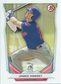 2014 Bowman Draft Top Prospects James Ramsey TP-68 Cleveland Indians