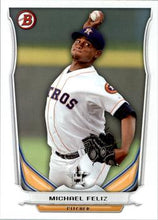 将图片加载到图库查看器，2014 Bowman Draft Top Prospects Michael Feliz TP-76 Houston Astros
