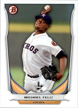 2014 Bowman Draft Top Prospects Michael Feliz TP-76 Houston Astros