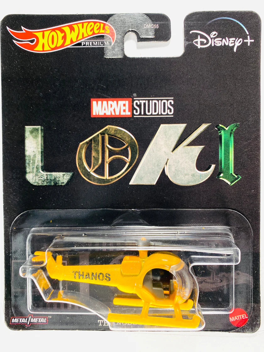 Hot Wheels Premium Marvel Studios: Loki TV Series Thanos copter