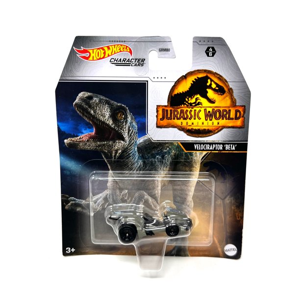 Hot Wheels Jurassic World Character Cars Velociraptor Beta 4/6