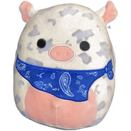 Squishmallows Rosie the Pig with Dark Blue Bandana 8