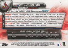 Load image into Gallery viewer, 2017 Bowman Matt Carpenter  # 8 St. Louis Cardinals
