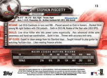 Load image into Gallery viewer, 2017 Bowman Stephen Piscotty  # 13 St. Louis Cardinals

