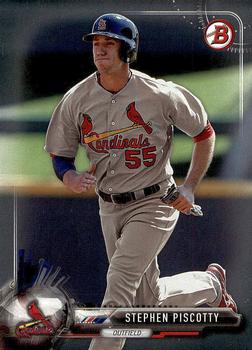 2017 Bowman Stephen Piscotty  # 13 St. Louis Cardinals