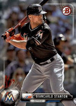 Load image into Gallery viewer, 2017 Bowman Giancarlo Stanton  # 21 Miami Marlins
