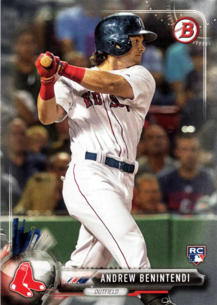 2017 Bowman Andrew Benintendi  RC # 23 Boston Red Sox