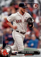 Load image into Gallery viewer, 2017 Bowman Craig Kimbrel  # 24 Boston Red Sox
