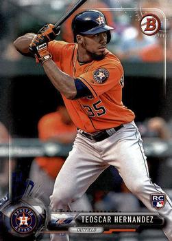 2017 Bowman Teoscar Hernandez  RC # 26 Houston Astros