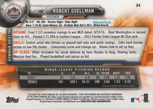 Load image into Gallery viewer, 2017 Bowman Robert Gsellman  RC # 34 New York Mets
