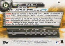 Load image into Gallery viewer, 2017 Bowman Ryon Healy  RC # 35 Oakland Athletics
