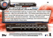 Load image into Gallery viewer, 2017 Bowman Willson Contreras  # 46 Chicago Cubs
