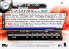 Load image into Gallery viewer, 2017 Bowman Corey Seager  # 50 Los Angeles Dodgers
