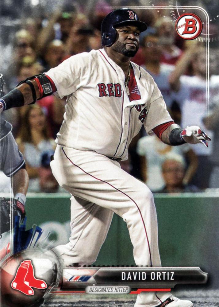 2017 Bowman David Ortiz  #52 Boston Red Sox