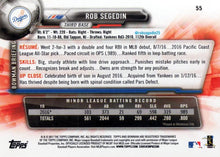 Load image into Gallery viewer, 2017 Bowman Rob Segedin RC # 55 Los Angeles Dodgers
