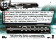 Load image into Gallery viewer, 2017 Bowman Nelson Cruz  # 59 Seattle Mariners
