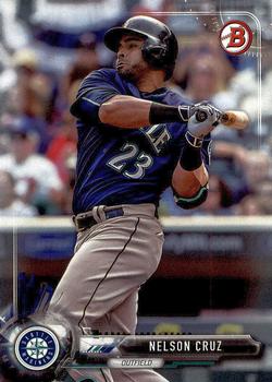 2017 Bowman Nelson Cruz  # 59 Seattle Mariners