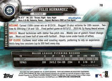 Load image into Gallery viewer, 2017 Bowman Felix Hernandez  # 70 Seattle Mariners
