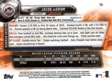 Load image into Gallery viewer, 2017 Bowman Jacob deGrom  # 73 New York Mets
