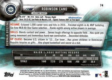 Load image into Gallery viewer, 2017 Bowman Robinson Cano  # 74 Seattle Mariners
