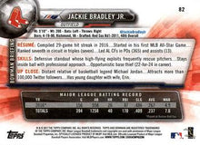Load image into Gallery viewer, 2017 Bowman Jackie Bradley Jr.  # 82 Boston Red Sox
