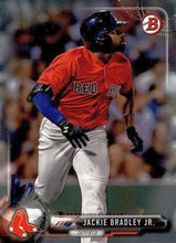 Load image into Gallery viewer, 2017 Bowman Jackie Bradley Jr.  # 82 Boston Red Sox

