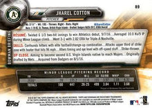 Load image into Gallery viewer, 2017 Bowman Jharel Cotton  RC # 89 Oakland Athletics
