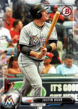 Load image into Gallery viewer, 2017 Bowman Justin Bour  # 95 Miami Marlins
