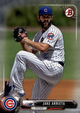 Load image into Gallery viewer, 2017 Bowman Jake Arrieta  # 96 Chicago Cubs
