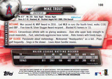 Load image into Gallery viewer, 2017 Bowman Mike Trout  # 100 Los Angeles Angels
