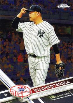 2017 Topps Chrome Masahiro Tanaka 157 New York Yankees