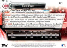 Load image into Gallery viewer, 2017 Bowman Prospects Nick Senzel  FBC BP1 Cincinnati Reds
