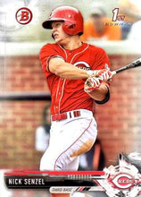 Load image into Gallery viewer, 2017 Bowman Prospects Nick Senzel  FBC BP1 Cincinnati Reds
