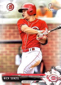 2017 Bowman Prospects Nick Senzel  FBC BP1 Cincinnati Reds