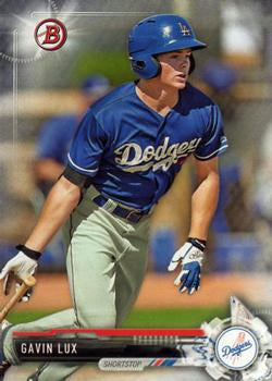 2017 Bowman Prospects Gavin Lux  BP2 Los Angeles Dodgers