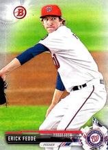 Load image into Gallery viewer, 2017 Bowman Prospects Erick Fedde  BP12 Washington Nationals
