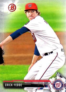 2017 Bowman Prospects Erick Fedde  BP12 Washington Nationals