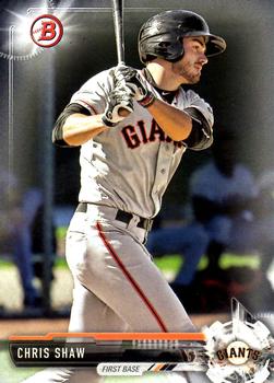 2017 Bowman Prospects Chris Shaw  BP14 San Francisco Giants