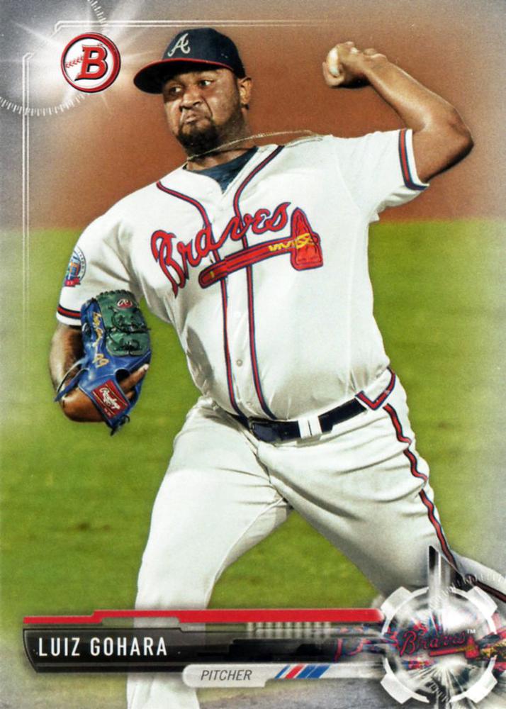 2017 Bowman Prospects Luiz Gohara  BP17 Atlanta Braves