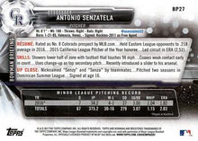 Load image into Gallery viewer, 2017 Bowman Prospects Antonio Senzatela  BP27 Colorado Rockies
