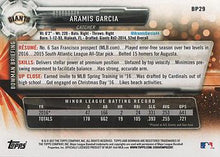 Load image into Gallery viewer, 2017 Bowman Prospects Aramis Garcia  BP29 San Francisco Giants

