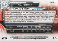 Load image into Gallery viewer, 2017 Bowman Prospects Willie Calhoun  BP30 Los Angeles Dodgers
