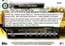 Load image into Gallery viewer, 2017 Bowman Prospects Dakota Chalmers  BP46 Oakland Athletics
