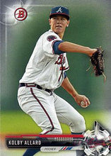 Load image into Gallery viewer, 2017 Bowman Prospects Kolby Allard  BP47 Atlanta Braves
