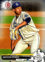 Load image into Gallery viewer, 2017 Bowman Prospects Anderson Espinoza  BP54 San Diego Padres
