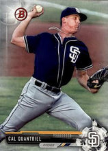Load image into Gallery viewer, 2017 Bowman Prospects Cal Quantrill  BP55 San Diego Padres
